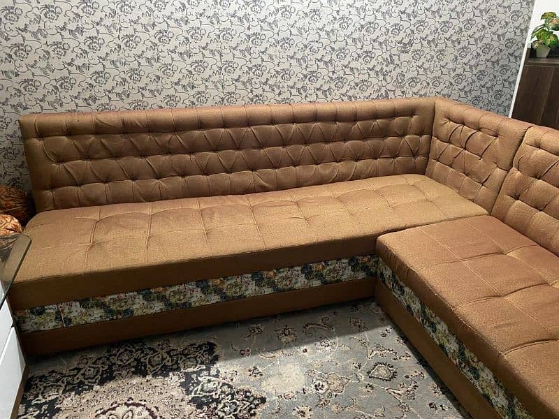 L Shaped Sofa Set Neat And Clean 1