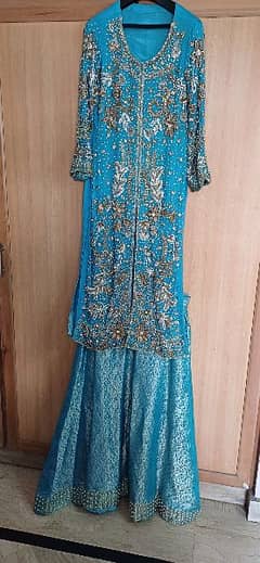 LONG SHIRT WITH GHARARA & DUPATTA