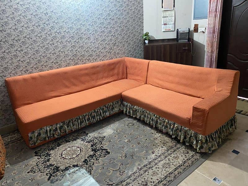 L Shaped Sofa Set Neat And Clean 4