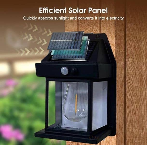 Solar Motion Sensor Outdoor Wall Light 4