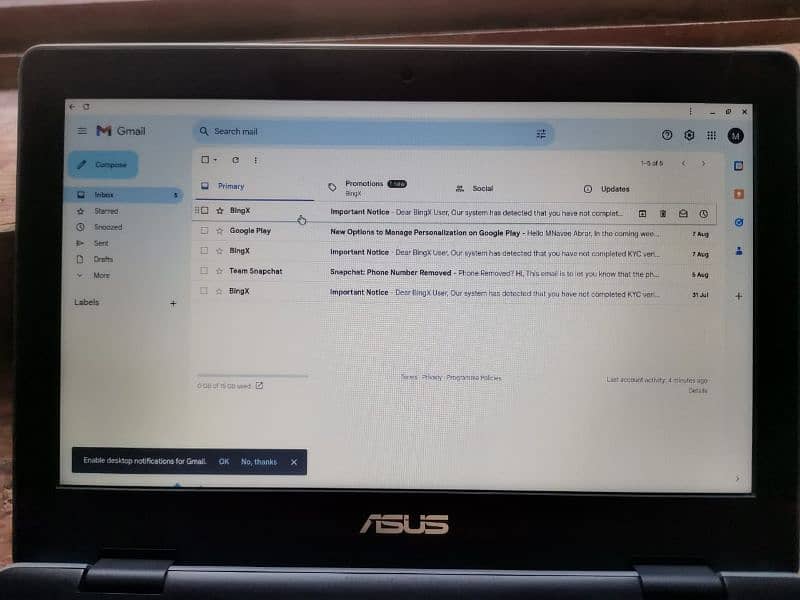 Chrome book C204M 7