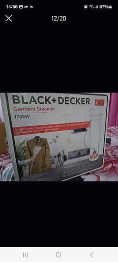 Black and Decker steamer