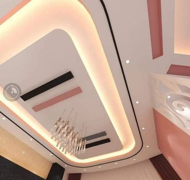 Plastic Paris Ceiling/ False Ceiling /pop Ceiling / All Ceiling work 9