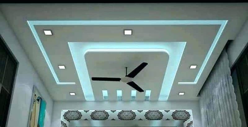 Plastic Paris Ceiling/ False Ceiling /pop Ceiling / All Ceiling work 6