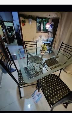 Dining table with 4 chairs