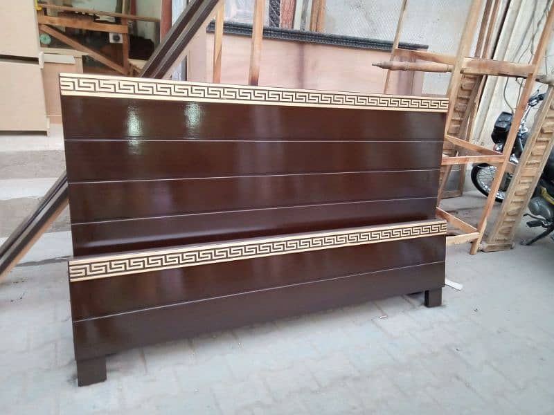 King size double bed kikar wooden 5