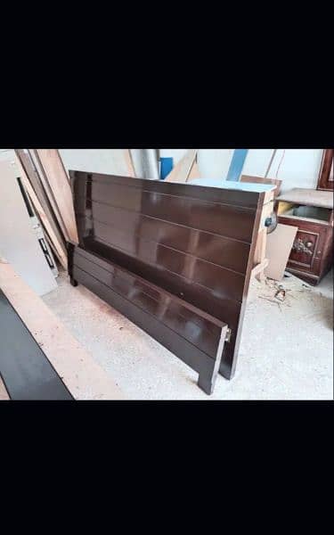 King size double bed kikar wooden 10