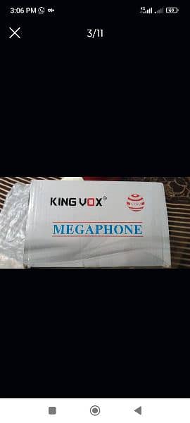 Megaphone Speaker KINGVOX Model KV786U3000 4