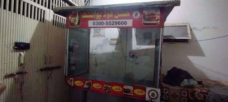 shawarma frame with stove for sale 8