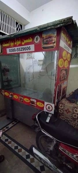 shawarma frame with stove for sale 9