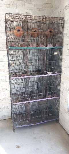 3 portion cage tower