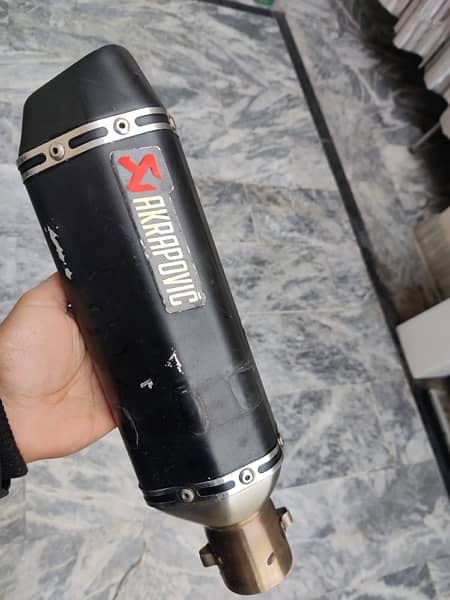 Aqrapovic exhaust for sale ybr bend k sath sound kamal ka hn 1