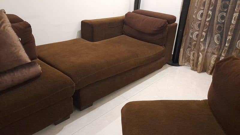 7 Seater L Shape Sofa Set 5