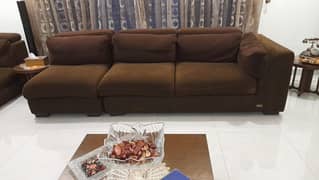 7 Seater L Shape Sofa Set 0