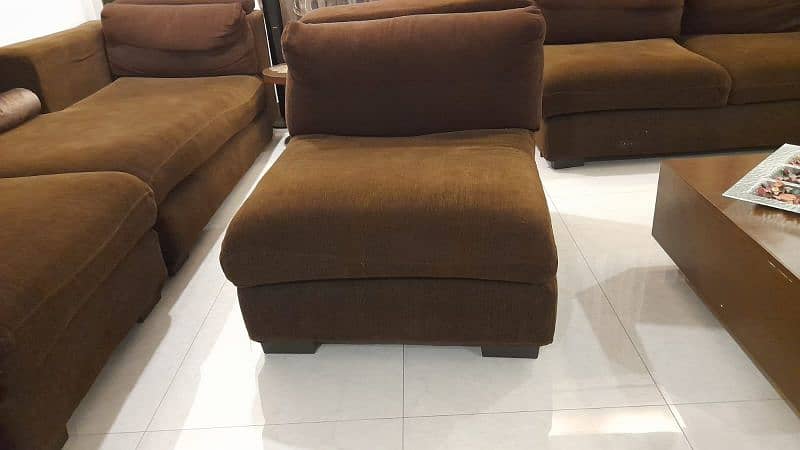 7 Seater L Shape Sofa Set 8