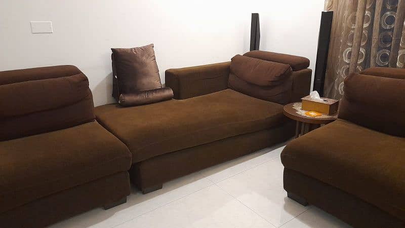 7 Seater L Shape Sofa Set 7