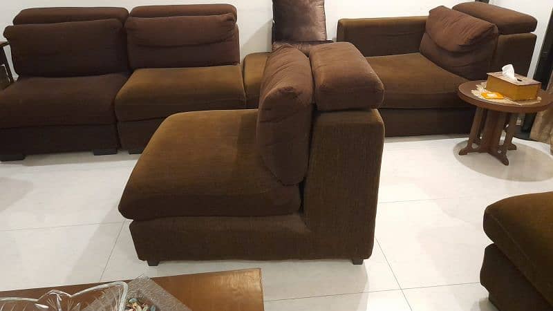 7 Seater L Shape Sofa Set 10