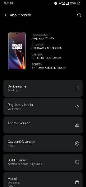 ONEPLUS 6T MATE BLACK color 5