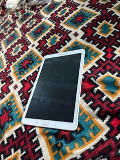 Samsung Galaxy Tab E  in white colour