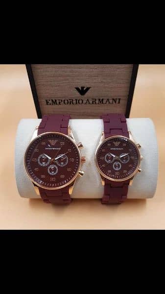 Couple Rubber Watch - Maroon 4