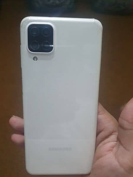 Samsung A12 4/64 GB Official PTA white colour in Good Condition 2