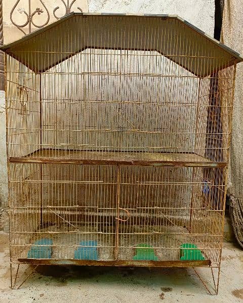 Birds cage 3 portion with box option 4