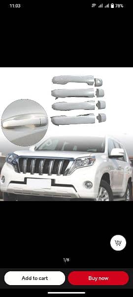 Prado 2018 model doors handle 0