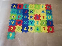 alphabet puzzle mat with numbers