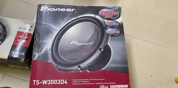 Pioneer TS-W3003D4 12” Champion Series 2000watts