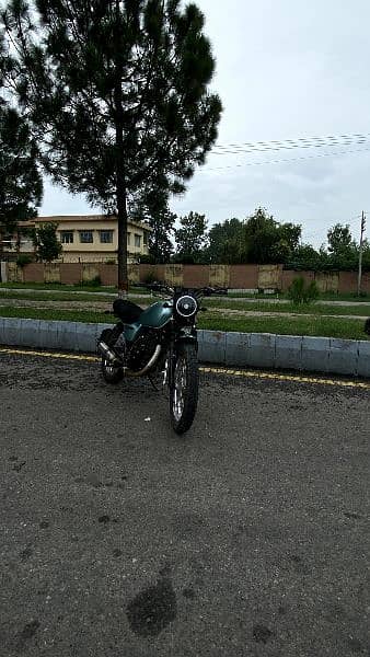 Suzuki 150 converted in cafe racer 14