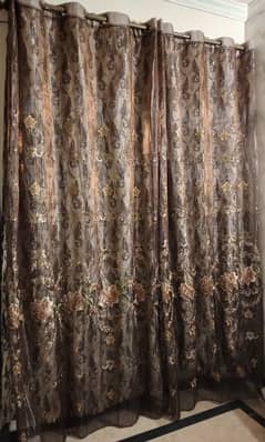 Banarsi & organza curtains