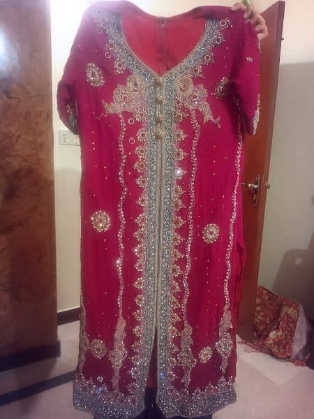 bridal lehnga with long shirt 3