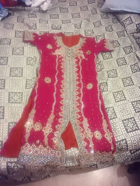 bridal lehnga with long shirt 4