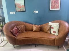 leather sofa