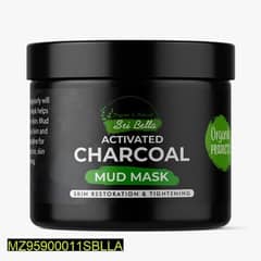 SeiBella - Activated Charcoal mud mask, 120g 0