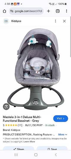 mastela 3in1 rocker