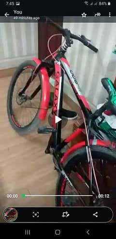 red and black color used bicycle available