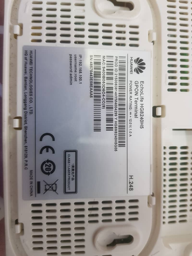 Huawei HG8240 EchoLife Terminal Modem 2