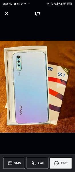 Vivo S1 (8Gb/256Gb) Ram with box and charger full new condition 10/10 2