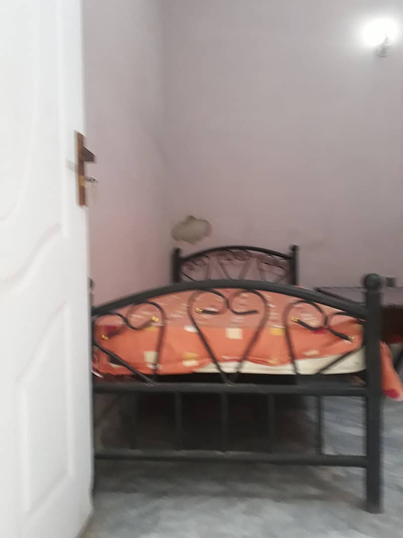 Single Bed with Mattress (Iron type) 3