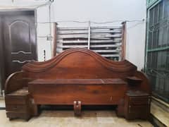 King Size Bed with good wood