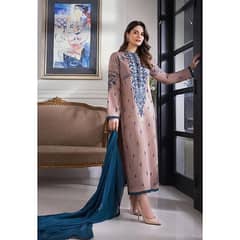 Sale : Unstitched Embroidery lawn suit for summer