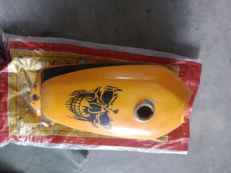 70cc Bike Tanki Tapa + chain Cover 3