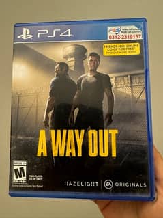 A way out Ps4 Game/Ps5 Game