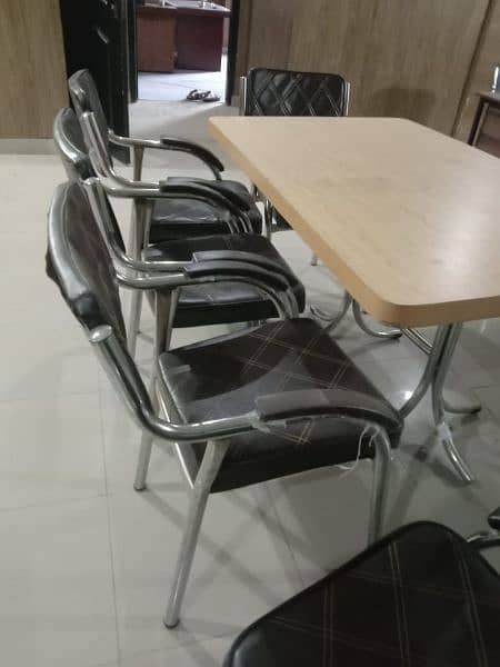 steel chairs/leather chairs/chairs for sale in Gujrat 0