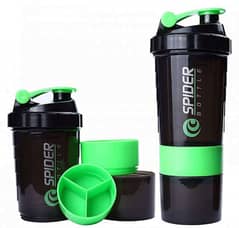 Protein Shaker Bottle Sports 500 ML – Gym Mixer Bottle Leak-Proof