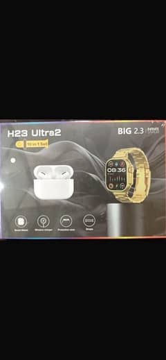 H23 Ultra Smart Watch including earbuds