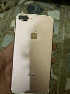 Iphone 7 plus PTA approved 128 gb rose gold colour full clean set.