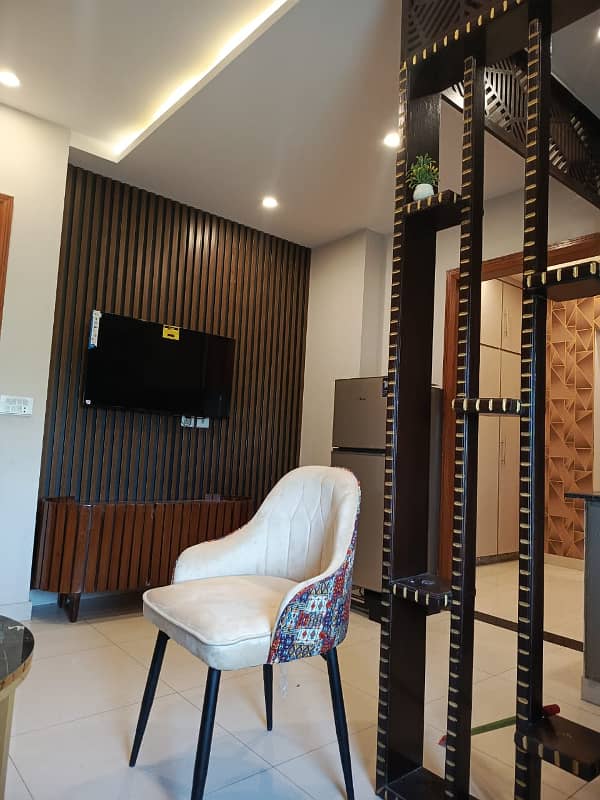 1 Bedroom Furnished Apartment Available For Rent In 
Dream Gardens
 Lahore. 4