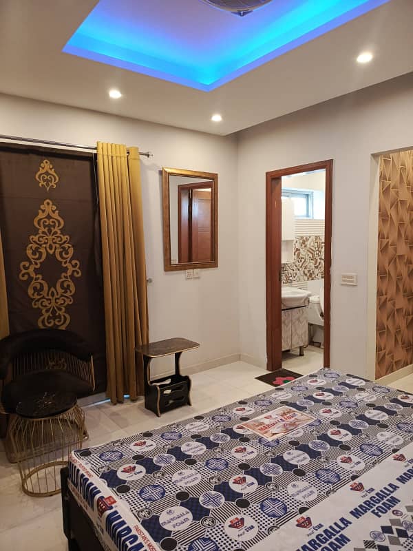 1 Bedroom Furnished Apartment Available For Rent In 
Dream Gardens
 Lahore. 11